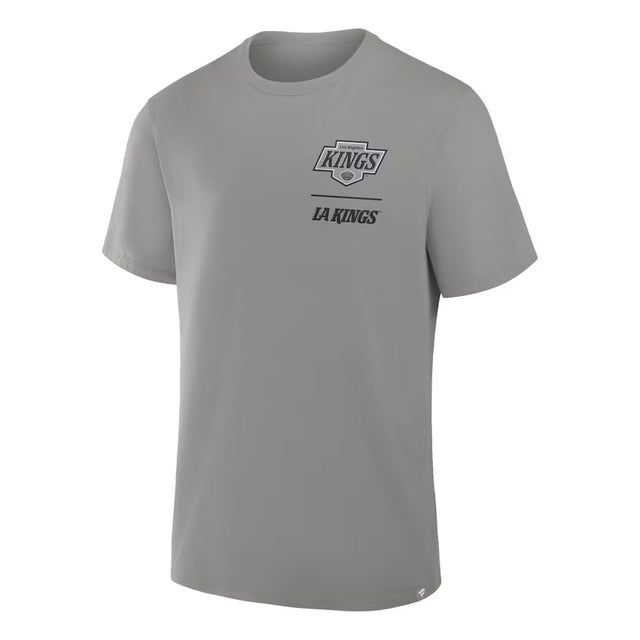 Los Angeles Kings Gray Crash the Net Legacy T-Shirt - Fanatics - 