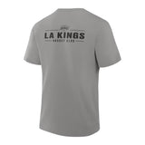 Los Angeles Kings Gray Crash the Net Legacy T-Shirt - Fanatics - 