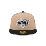 Los Angeles Kings Tan & Black 59FIFTY Fitted Hat - New Era - 