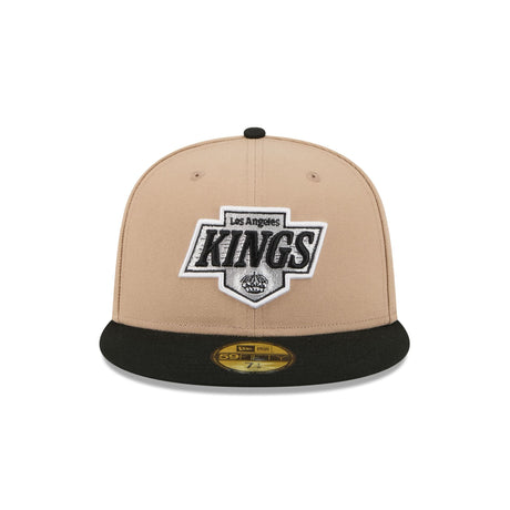Los Angeles Kings Tan & Black 59FIFTY Fitted Hat - New Era - 