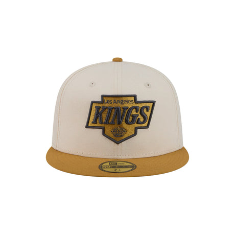 Los Angeles Kings Two - Tone Cream Gold 59FIFTY Fitted Hat - New Era - 230510231601