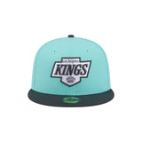 Los Angeles Kings Two - Tone Turquoise Charcoal 59FIFTY Fitted Hat - New Era - 230510331601