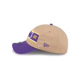 Los Angeles Lakers 2024 NBA Draft Tan & Purple 9TWENTY Adjustable Hat - New Era - 2302302216