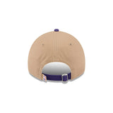 Los Angeles Lakers 2024 NBA Draft Tan & Purple 9TWENTY Adjustable Hat - New Era - 2302302216