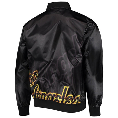 Los Angeles Lakers Big Face 4.0 Satin Full - Zip Jacket - Mitchell & Ness - 