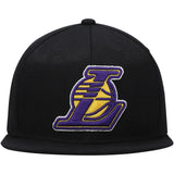 Los Angeles Lakers Black Core Basic Snapback Hat - Mitchell & Ness - 