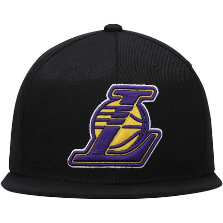 Los Angeles Lakers Black Core Basic Snapback Hat - Mitchell & Ness - 
