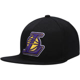 Los Angeles Lakers Black Core Basic Snapback Hat - Mitchell & Ness - 