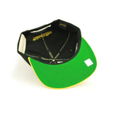 Los Angeles Lakers Black/Yellow Billboard Classics Snapback Hat - Mitchell & Ness - 