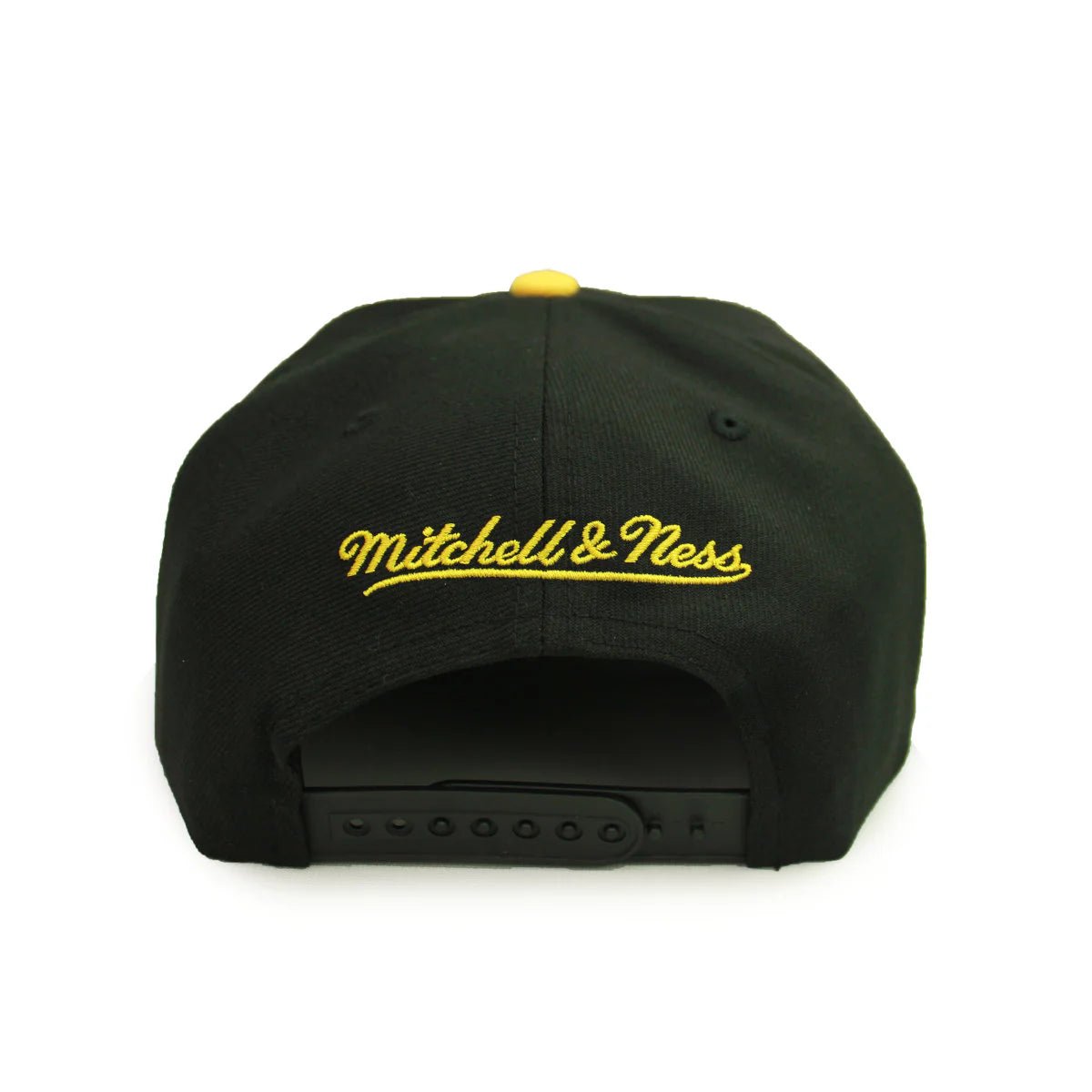 Los Angeles Lakers Black/Yellow Billboard Classics Snapback Hat - Mitchell & Ness - 