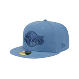 Los Angeles Lakers Color Pack Faded Tonal Blue 59FIFTY Fitted Hat - New Era - 23150721601