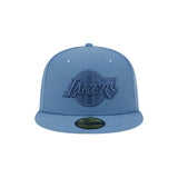 Los Angeles Lakers Color Pack Faded Tonal Blue 59FIFTY Fitted Hat - New Era - 23150721601