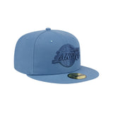 Los Angeles Lakers Color Pack Faded Tonal Blue 59FIFTY Fitted Hat - New Era - 23150721601