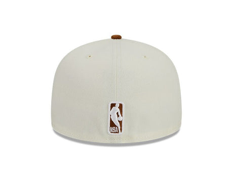 Los Angeles Lakers Cream/Brown Corduroy Visor 59FIFTY Fitted Hat - New Era - 