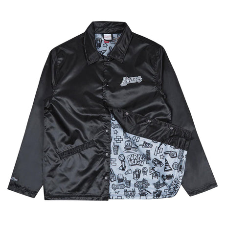 Los Angeles Lakers Doodle Jacket - Mitchell & Ness - 