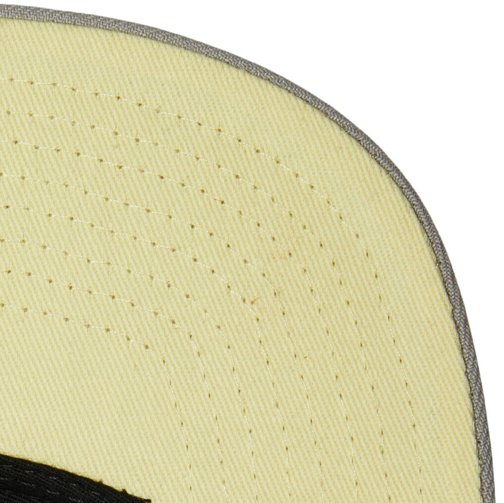 Los Angeles Lakers Gray Hardwood Classics Till Dawn Fitted Hat - Mitchell & Ness - 