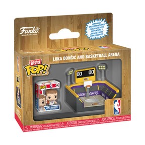 Los Angeles Lakers Luka Doncic Bitty Pop! Towns Basketball Arena - Funko - 15080321601