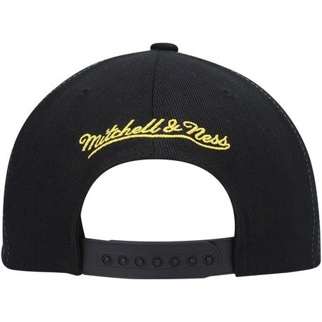Los Angeles Lakers Mitchell & Ness Black/Yellow Original Fit Snapback Hat - Mitchell & Ness - 