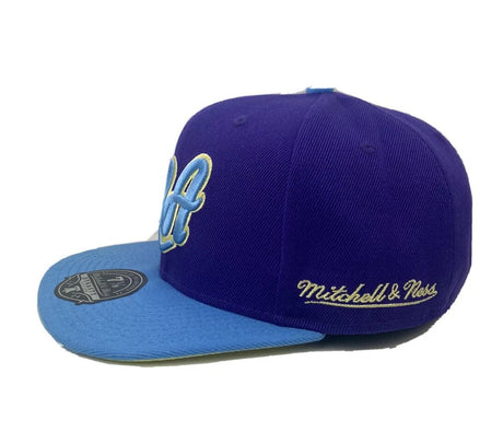 Los Angeles Lakers Purple & Light Blue 50th Anniversary Fitted Hat - New Era - 