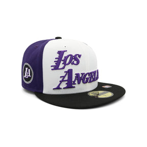 Los Angeles Lakers Purple Split 59FIFTY Fitted - New Era - 