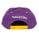 Los Angeles Lakers Purple/Gold Billboard Classics Snapback Hat - Mitchell & Ness - 