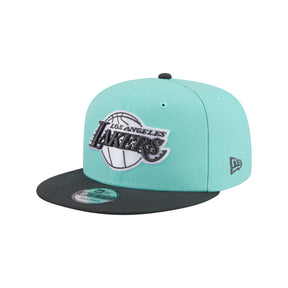 Los Angeles Lakers Two - Tone Turquoise Charcoal 59FIFTY Fitted Hat - New Era - 23440521601