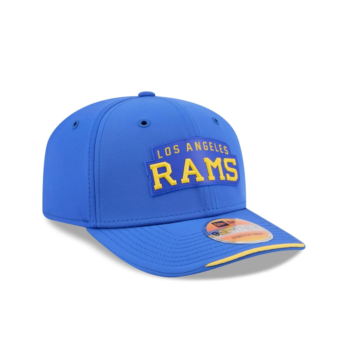 Los Angeles Rams 2026 Sideline Blue 9SEVENTY Stretch-Snap Adjustable Hat - New Era - 23850512406