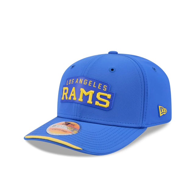 Los Angeles Rams 2026 Sideline Blue 9SEVENTY Stretch-Snap Adjustable Hat - New Era - 23850512406