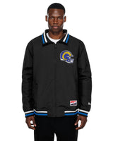 Los Angeles Rams Black Throwback Jacket - New Era - 