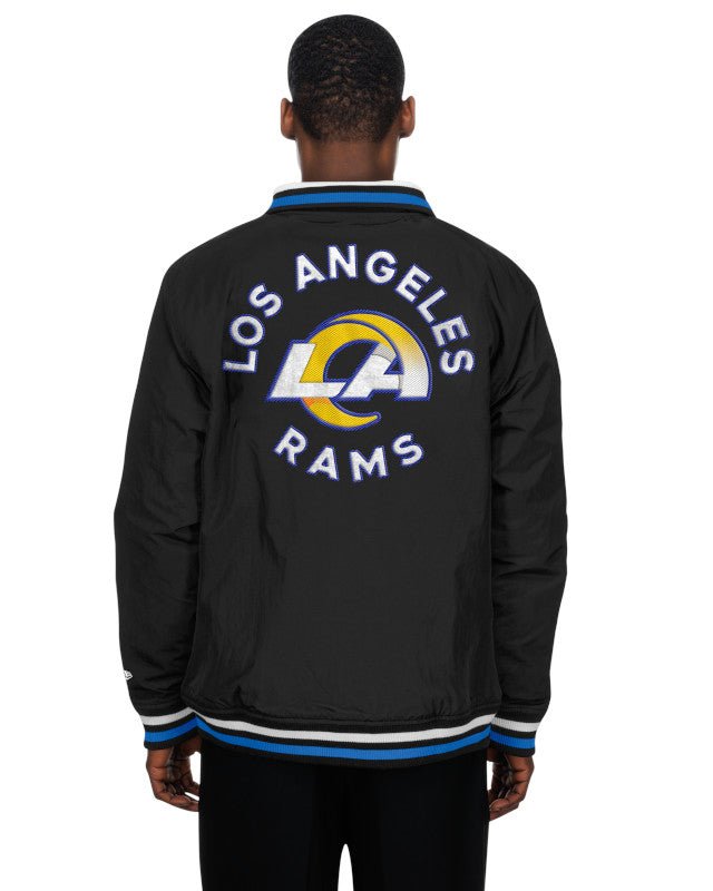 Los Angeles Rams Black Throwback Jacket - New Era - 