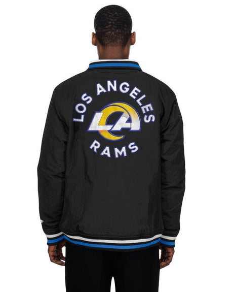 Los Angeles Rams Black Throwback Jacket - New Era - 