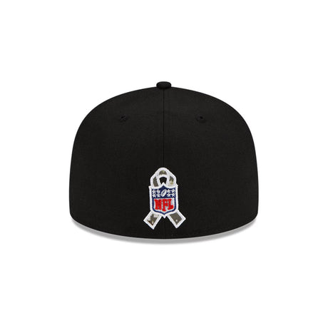Los Angeles Rams Black/Camo 2021 Salute to Service 59FIFTY Fitted Hat - New Era - 