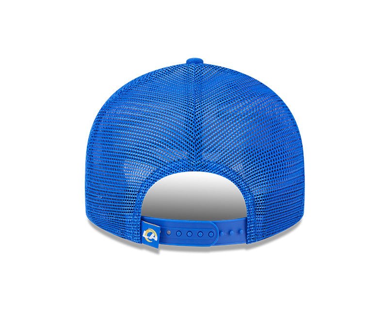 Los Angeles Rams Blue 9FIFTY Snapback Trucker Hat - New Era - 23850212401