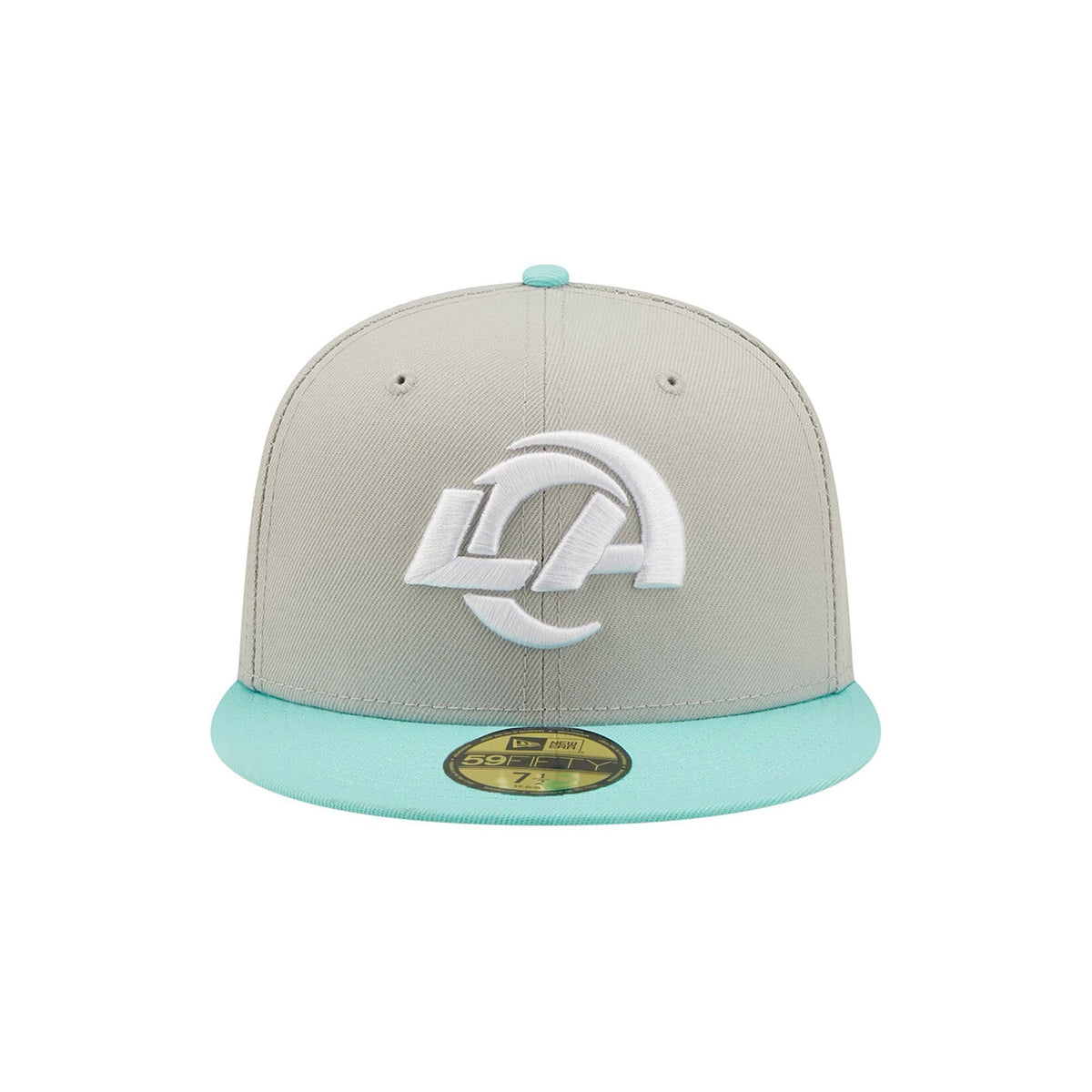 Los Angeles Rams Color Pack Mint & Gray 59FIFTY Fitted Hat - New Era - 31002325