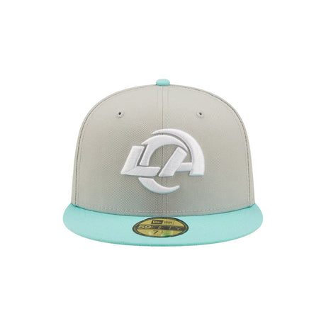 Los Angeles Rams Color Pack Mint & Gray 59FIFTY Fitted Hat - New Era - 31002325