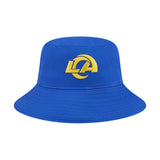 Los Angeles Rams Evergreen Blue Bucket Hat - New Era - 230610112403