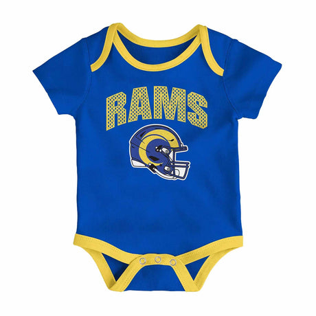 Los Angeles Rams Infant All Day Play 3 - Piece Bodysuit Set - NFL - 24330112401