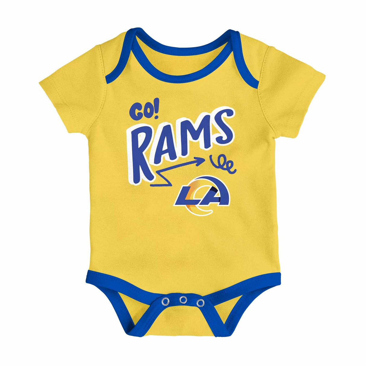 Los Angeles Rams Infant All Day Play 3 - Piece Bodysuit Set - NFL - 24330112401
