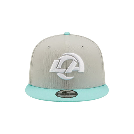 Los Angeles Rams Mint/Gray Two - Tone Color Pack 9FIFTY Snapback Hat - New Era - 