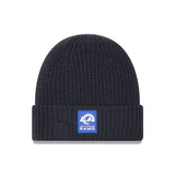 Los Angeles Rams Navy Cuffed Knit Beanie - New Era - 