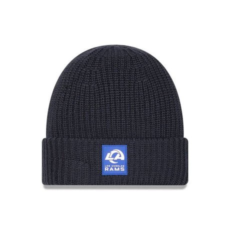 Los Angeles Rams Navy Cuffed Knit Beanie - New Era - 