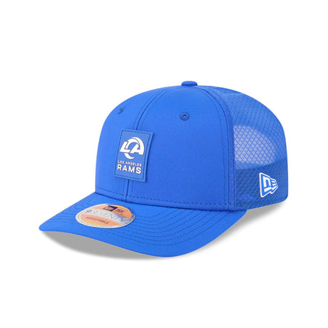 Los Angeles Rams Performance 2025 NFL Sideline Collection Blue 9SEVENTY Snapback Hat - New Era - 23850112401