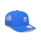Los Angeles Rams Performance 2025 NFL Sideline Collection Blue 9SEVENTY Snapback Hat - New Era - 23850112401
