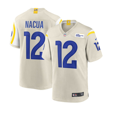 Los Angeles Rams Puka Nacua Bone Nike Game Jersey - Nike - 2304401124225