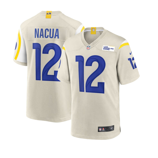 Los Angeles Rams Puka Nacua Bone Nike Game Jersey - Nike - 2304401124225