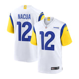 Los Angeles Rams Puka Nacua White Game Player Jersey - Nike - 2304401124209