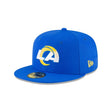 Los Angeles Rams Royal Blue 59FIFTY Fitted Hat - New Era - 237812401