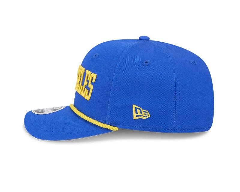 Los Angeles Rams Wordmark Blue 9SEVENTY Rope Stretch - Snap Hat - New Era - 237404124