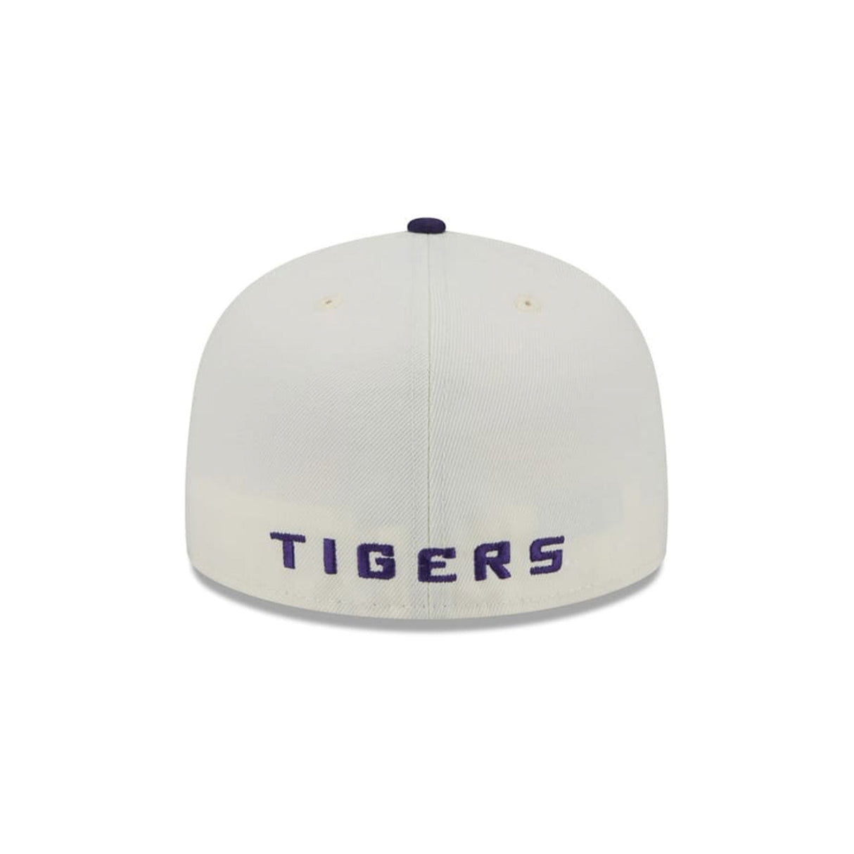 Louisiana State Tigers LSU Cream & Purple 59FIFTY Fitted Hat - New Era - 230110163201