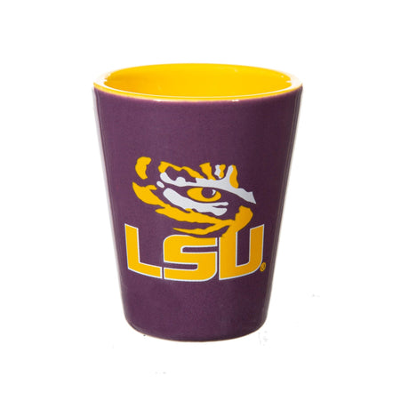 Louisiana State University 4 - Piece Ceramic and Glass 2oz. Shot Glass Set - EG Collective - 801946180487